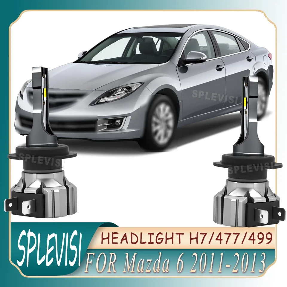 Easy Installation No Wiring Confusion No Wiring Confusion 3-Year Warranty Plug-and-Play Low Bulbs For Mazda 6 2011 2012 2013