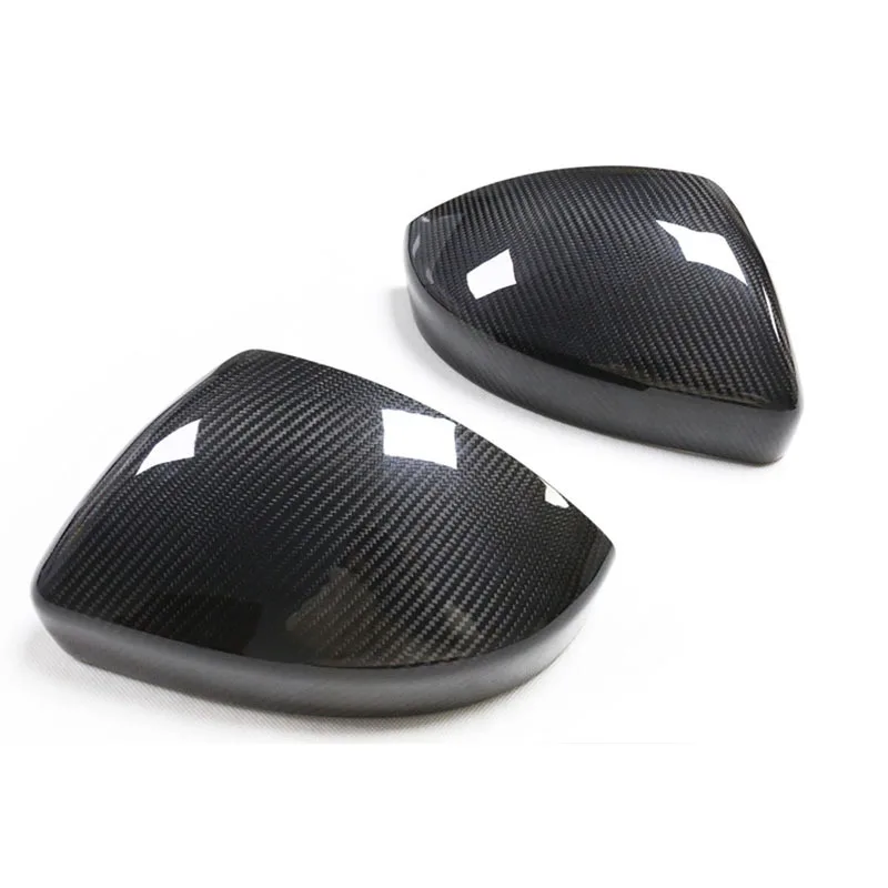 

For JAGUAR F-PACE E-PACE Real Dry Carbon Fiber Mounted Rearview Mirror Housing Reverse Cover Body Kit Modification Accessories