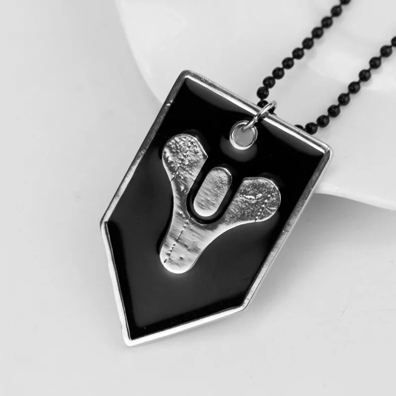 Game Destiny Peace Tree Necklace Viking Couple Wolf Necklaces Bronze Silver Color Pendant Men Women Gifts