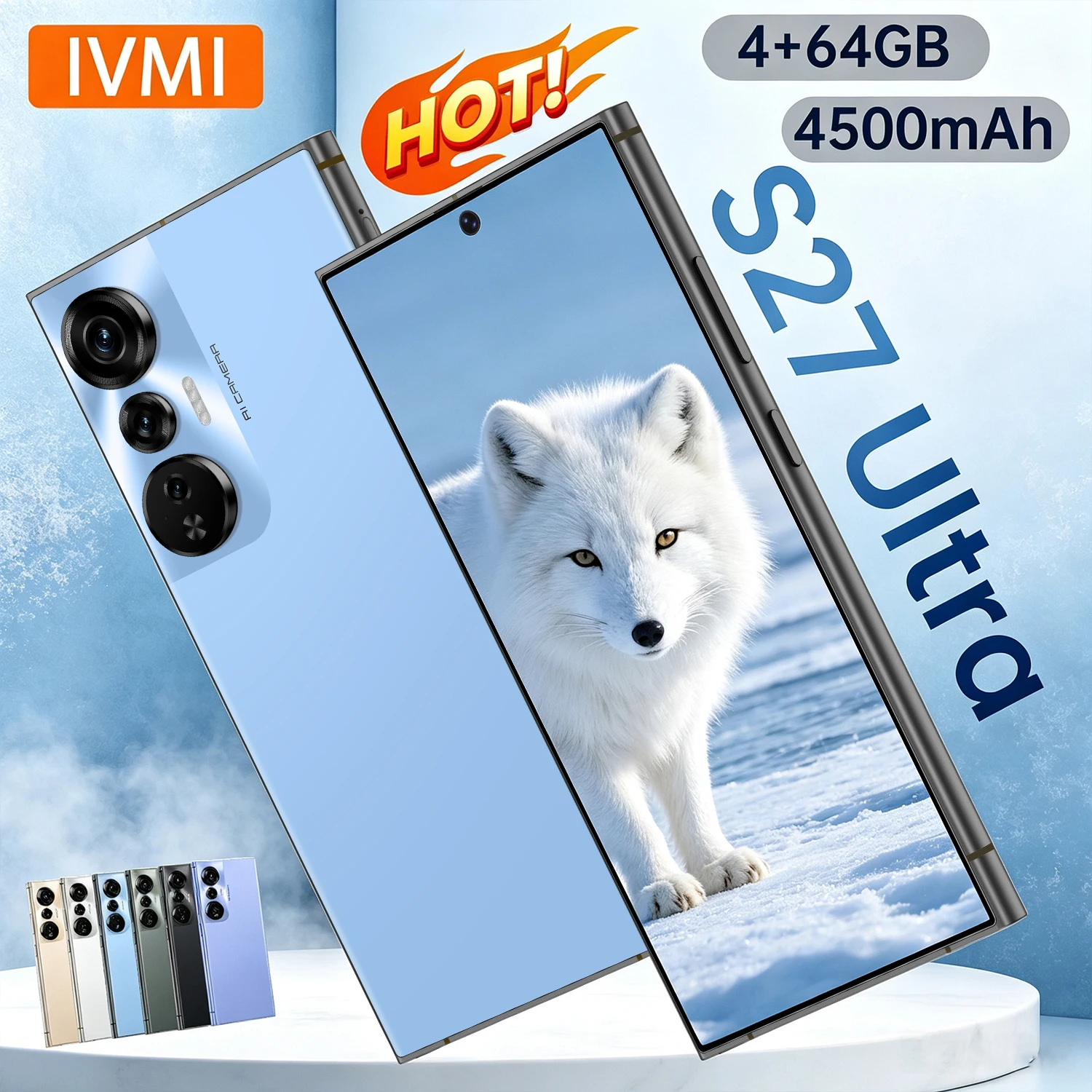 IVMI Global Version Smartphone S27 Ultra 4+64GB 6.9