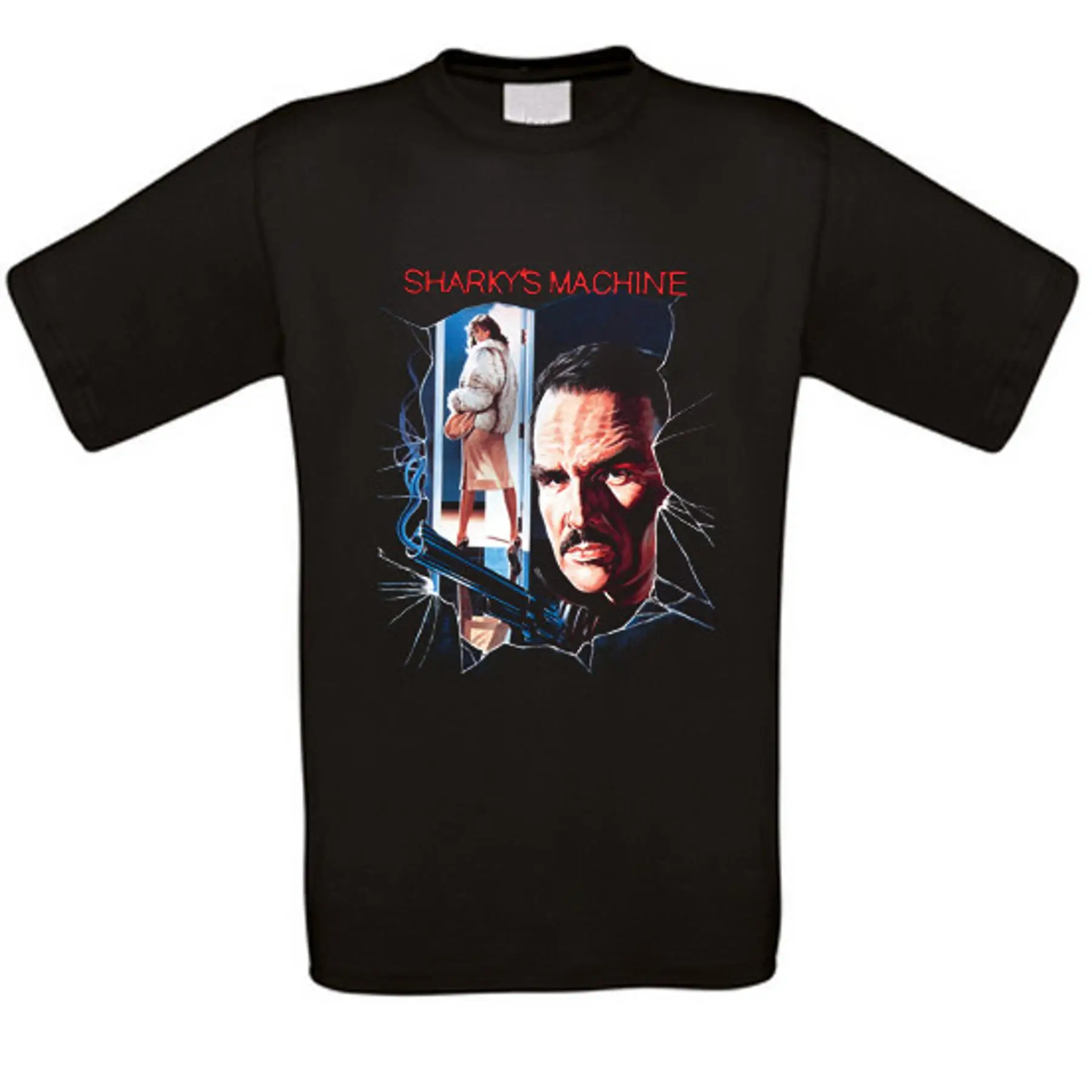 

Sharkys Machine and Its Professionals Burt Reynolds T-Shirt All Sizes New