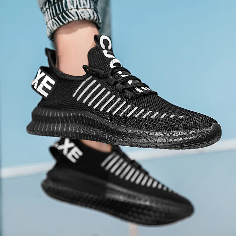 Breathable Men Running Shoes Anti-slip Fashion Men's Sports Shoes Outdoor Male Sneakers Lightweight Outdoor Casual Shoes 2023