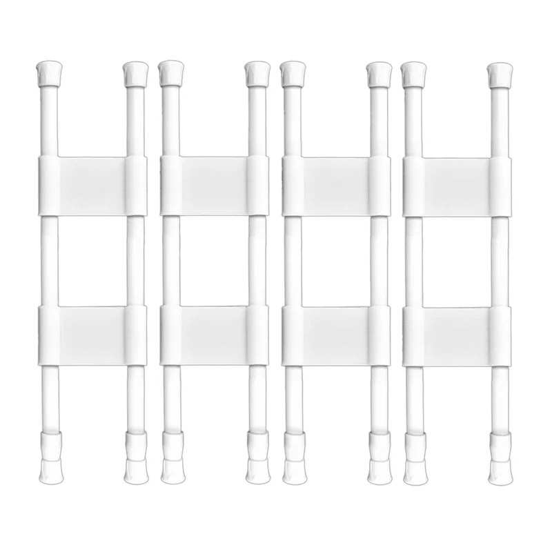 

4 Pcs Double RV Refrigerator Bars Adjustable Fridge Tension Rods RV Refrigerator Kitchen Accessories, Fridge Bars-L94A