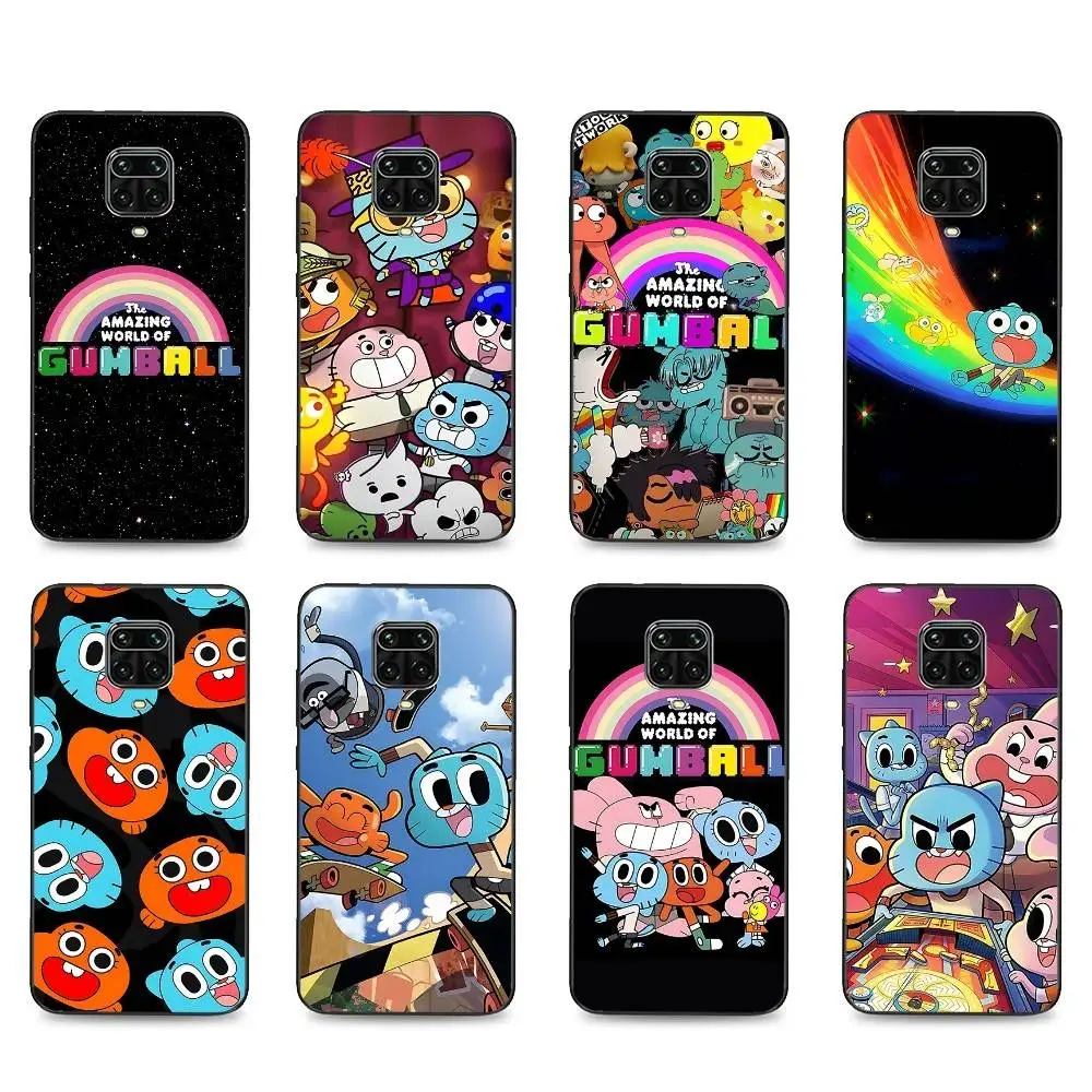 A-Amazing W-World G-Gumball Phone Case For Xiaomi Mi 5X 8 9 10 11 12 Lite Pro 10T PocoX3pro PocoM3 Note 10 Pro Lite