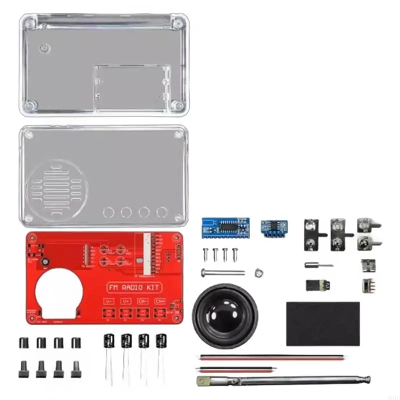 학생과 제작자가 회로와 전자 장치를 이해하기 위한 R91A 50-108MHz FM 방송 DIY 키트