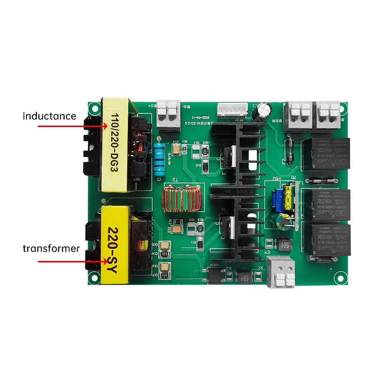 FanYingSonic-placa de circuito Digital, 150W, 40KHz, pantalla, controlador de tiempo, transductor ultrasónico para generador de lavadora de coche Industrial