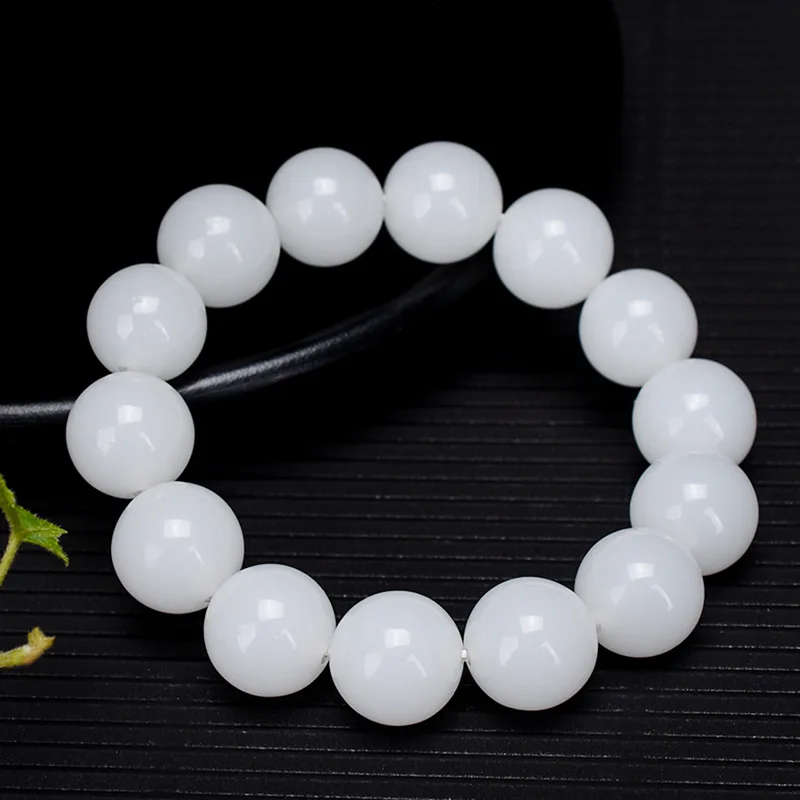 Hetian Green White Jade Hand String Jade Sugar Old shaped Beads jade bracelet bangle bangles Jewelry Gift Birthday Gift