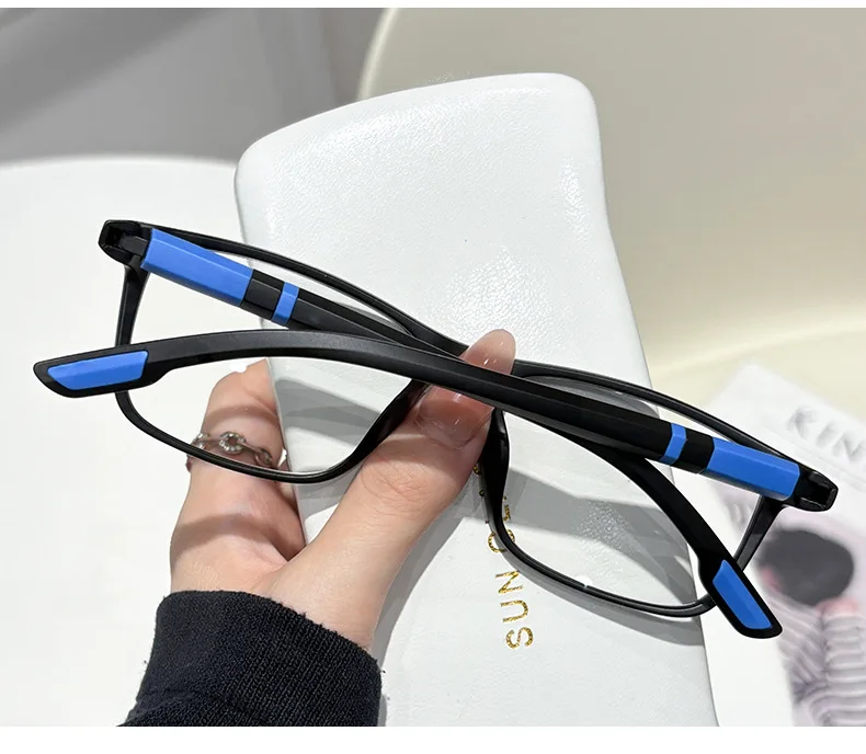 Neutrale Schutz-Lesebrille, Spleißfarbe, Brillenbeine +50 +75 +125 +175 +225 +275... Sport-Lesebrille – Detail 9
