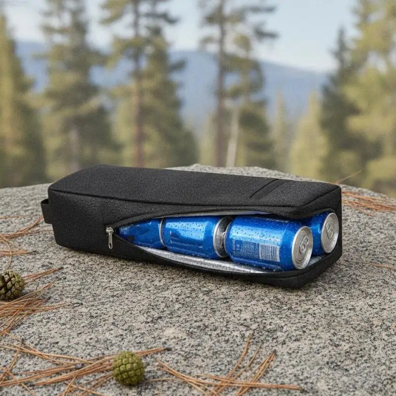 Portable Leakproof Design Golf Cooler Bag Shoulder Strap Reusable Beer Sleeve Durable Beverage Sleeve Beer Drinking