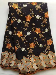 卸売コットンアフリカンレースファブリック2023高品質スイスボイルレースファブリックナイジェリアのドライレースファブリック 8ベストセールスナイジェリアの伝統的な結婚式の生地-3