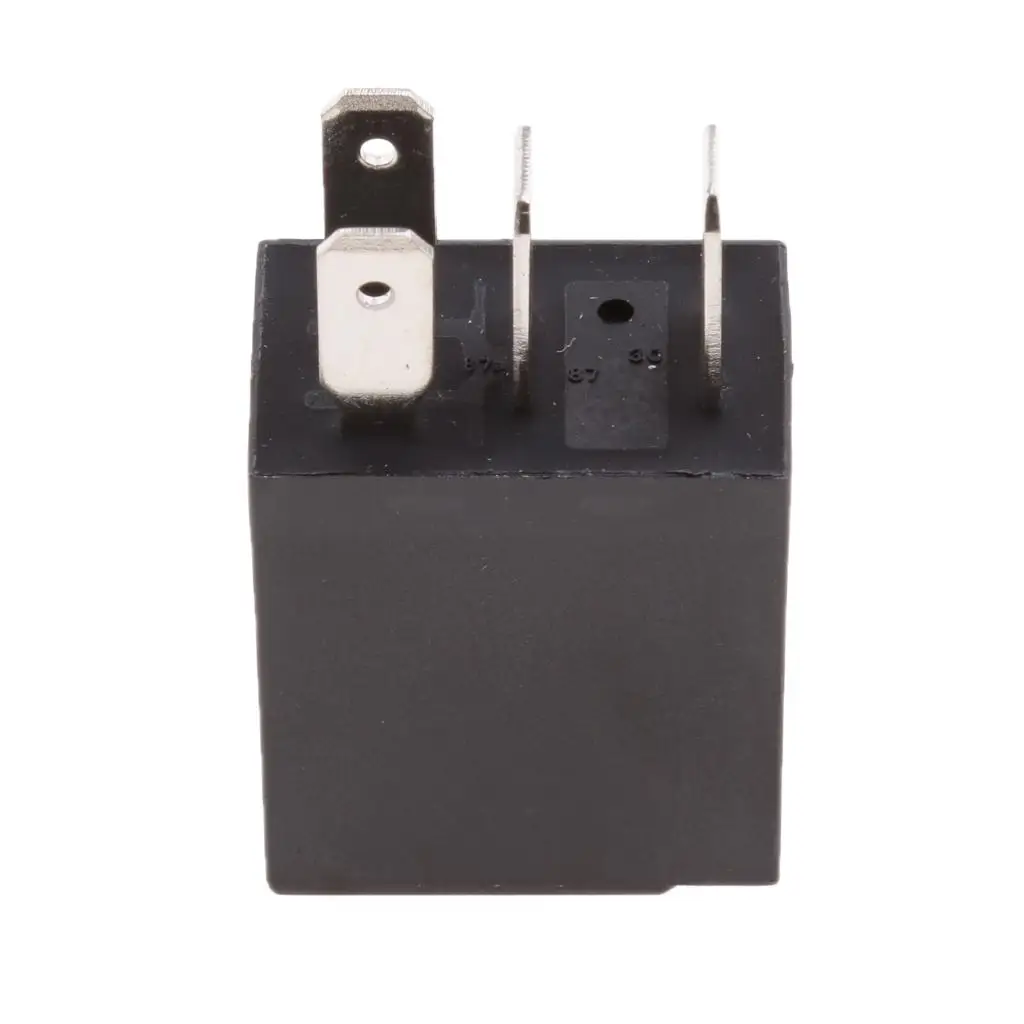 SPST Relays High Power 4wire 30A 24V Relay Holder for Car Cooling Fan Water Pump Trunk Solenoid