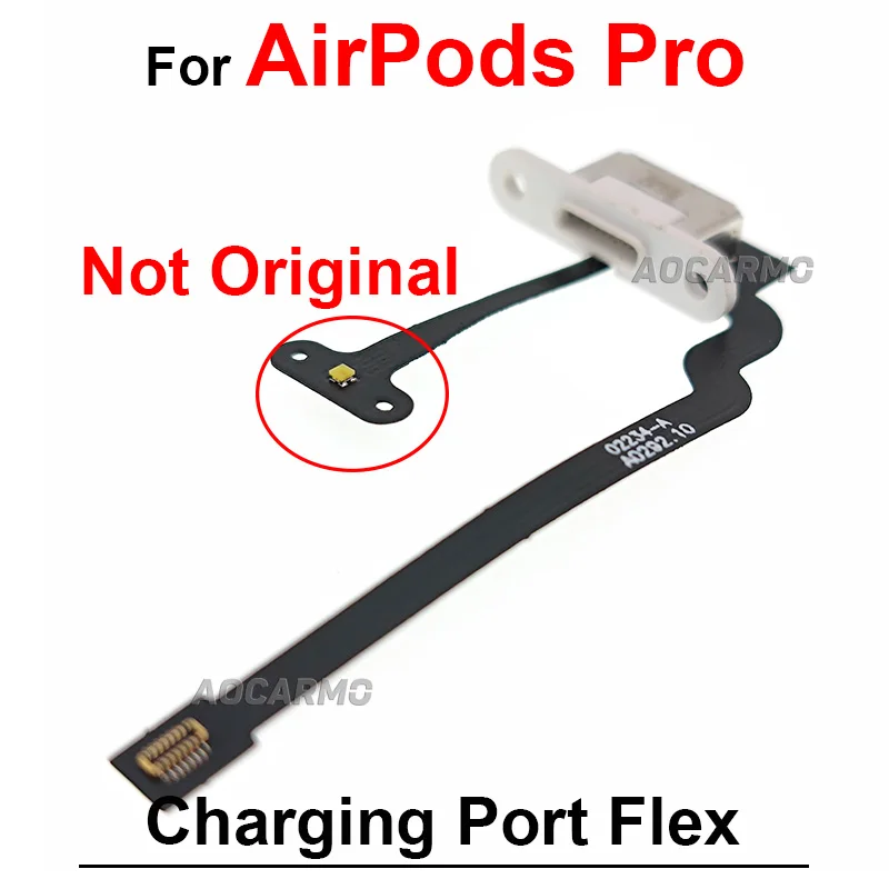 For AirPods Pro Earphone Charger Charging Port Dock Connector Flex Cable Replacement Repair Parts