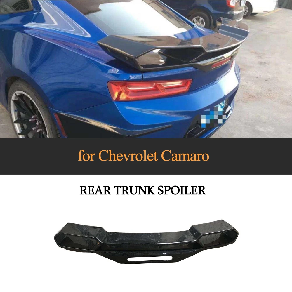 Carbon Fiber Rear Trunk Spoiler Big Customized Wing Fit For Chevrolet Camaro Coupe 2016 2017 2018