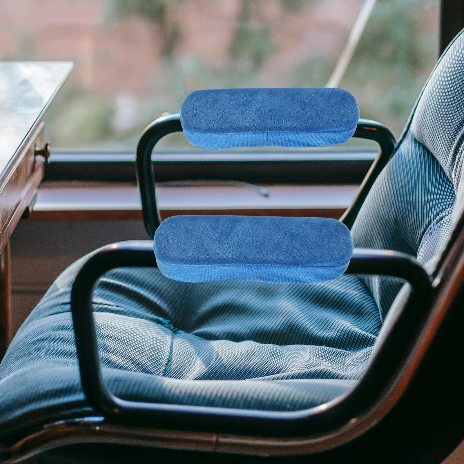 

2Pcs Office Chair Armrest Cushions Soft PP Cotton Comfortable Covers for Gaming Wheelchair Chair Arm Pads Elbow Support