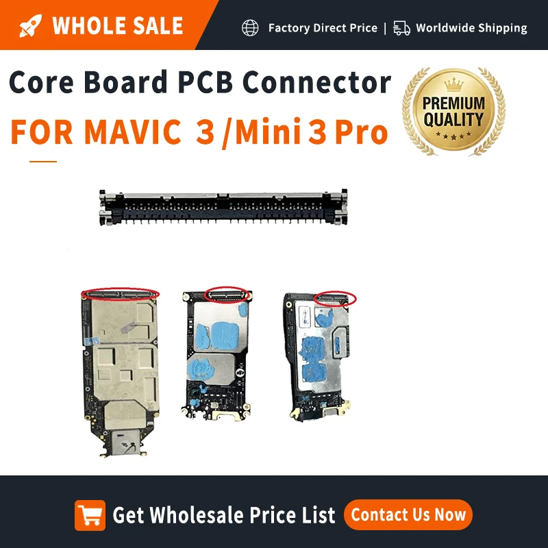 Wholesale 5PCS/Lot Core Board PCB Connector Line Seat for DJI Mavic 3/Mini 3 Pro Drone Camera Board Repair Spare Accessories