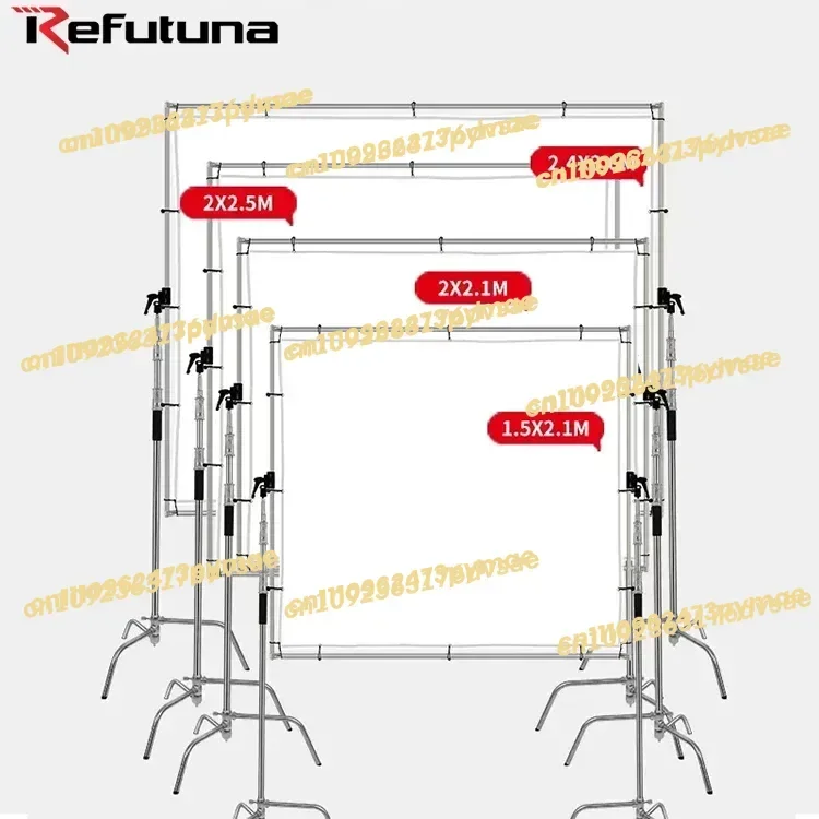 NEW 2x2.1M Portable Butterfly Diffuser Reflector Frame Light Modifier Panel Sun Scrim for Film Television Advertising