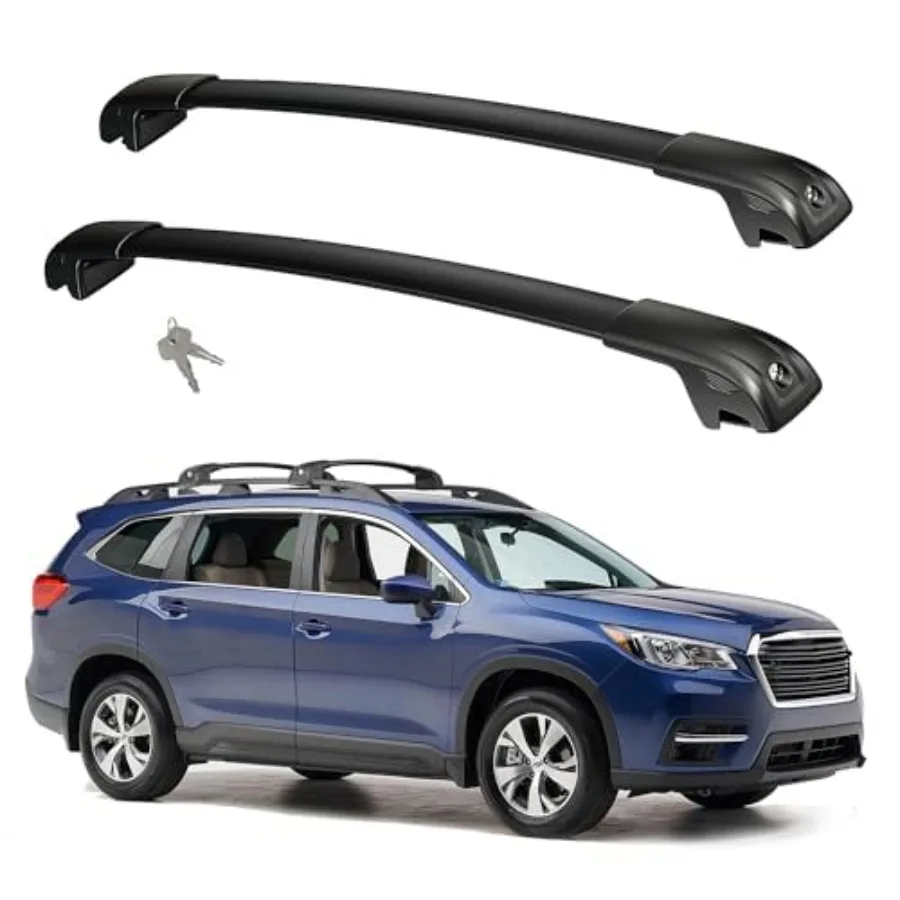 

300lbs Roof Rack Cross Bars Compatible with Subaru Ascent 2019-2026 Aluminum Heavy Duty Roof Crossbar with Lock for Rooftop Car