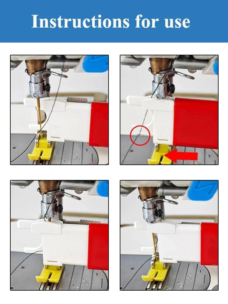 Sewing Machine Needle Threader Elderly Quick Automatic Changer Mini Needle Threader DIY Tool Universal Home sewingmachines Devic