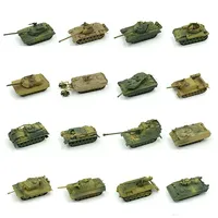 1/72 4D Plastic Assemble Tank Kits World War II Model Puzzle Assembling Military Sand Table Toys For Children