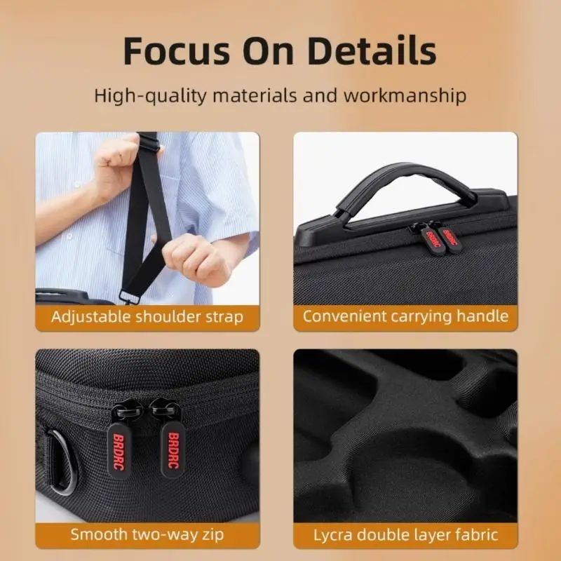 

K43A Shockproof Carrying Case with Strap for Drones Travel Bag Shoulder