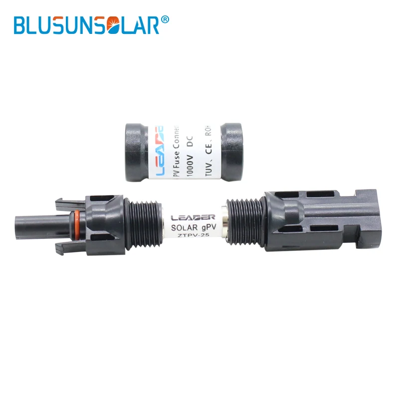 Solar Connector In-line Fuse 1000V DC Male To Female PV Solar Fuse Holder Protection 2/3/5/10/12/15/20A /30A/32A