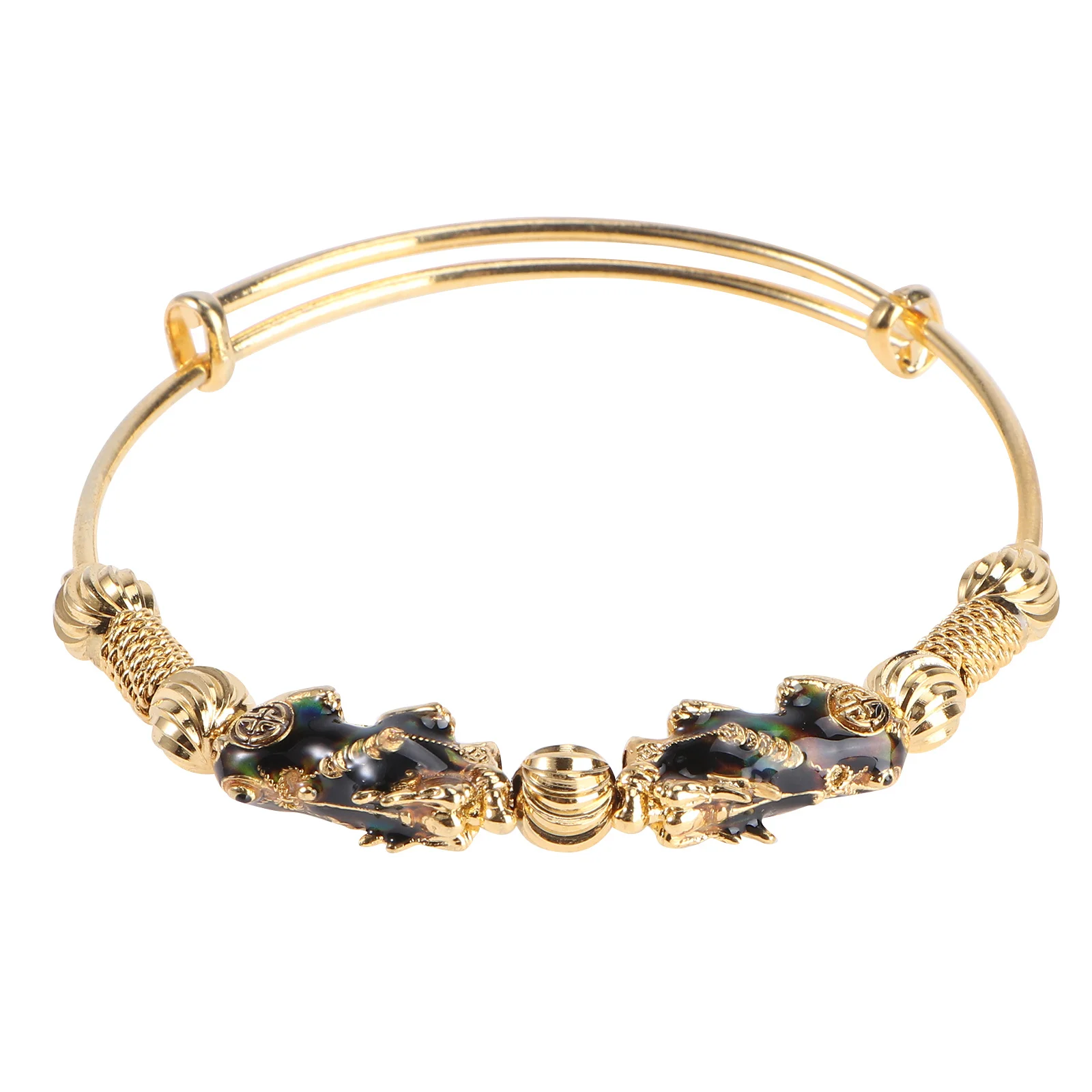 

1pc Titanium Steel Pi Bracelet Adjustable Fashion Bangle For Women Jewelry Gift Durable Corrosion Resistant Hand Chain