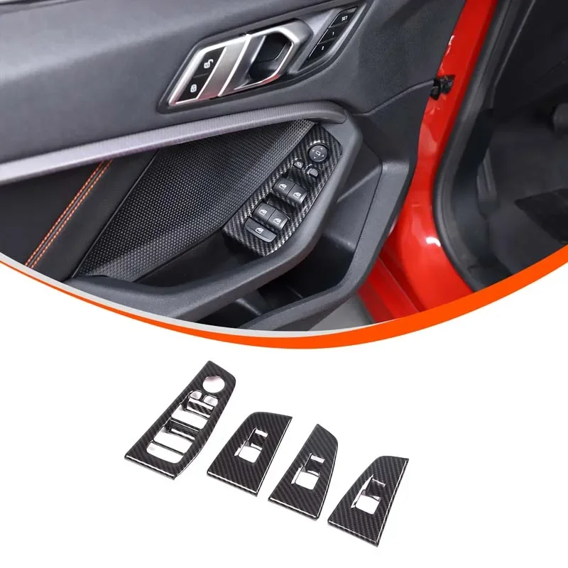 Voor Bmw 1 2 Serie F40 F44 2020-2025 + Abs Koolstofvezel Auto Dashboard Panel Center Controle Shift panel Sticker Accessoires Lhd