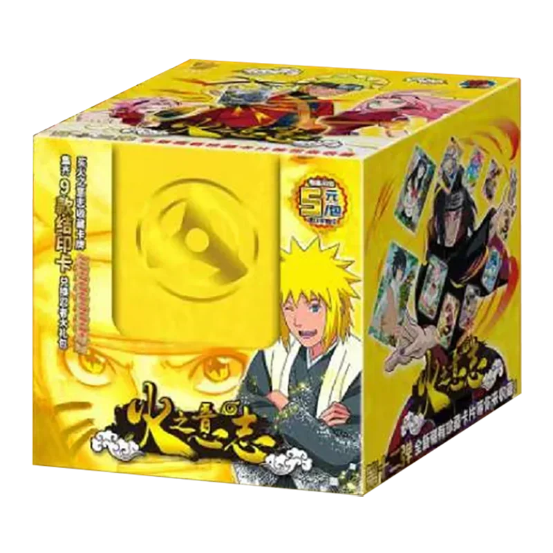 New Original Naruto Deluxe Collection Edition Card Naruto Sasuke Anime Character TCG Board Game Toys Children Christmas Gifts