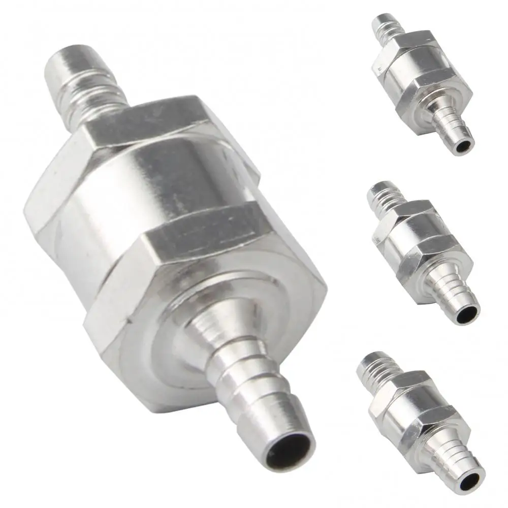 

Aluminum Alloy Accessories Car One Way Non Return Petrol Oil Fuel Check Valve Fuel Pump Unidirectional Parts