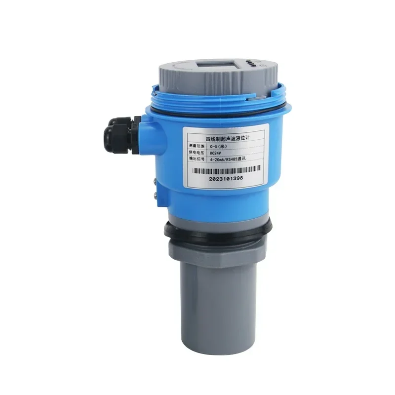 Rs485Sludge Well 4-20Ma 12V Dc Measuring Ultrasonic Liquid Level Transmitter Ultrasonic Liquid Water Level Sensor
