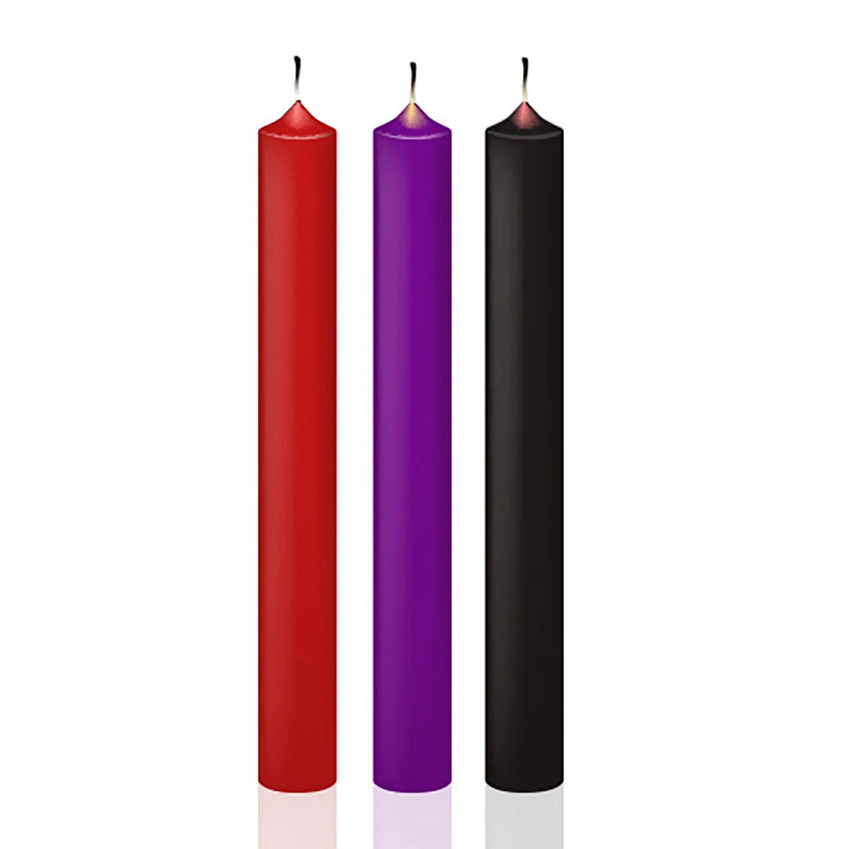 Dripping wax toys, low-temperature candles, decorative candles, lighting DBSM, three color set, atmosphere candles