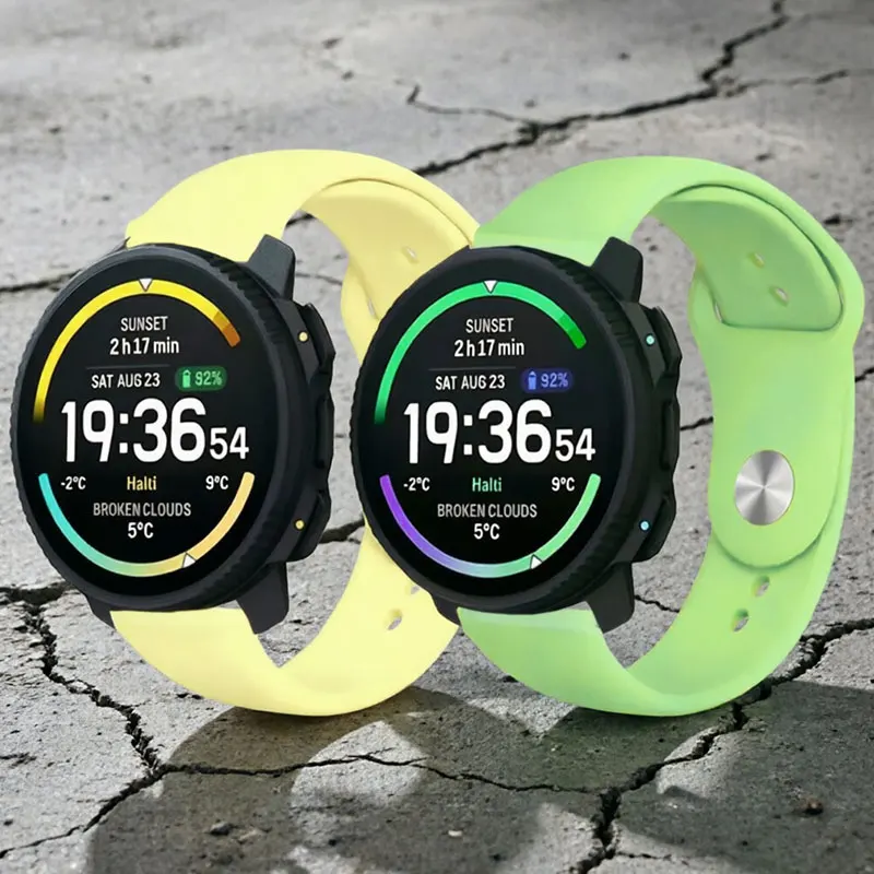 20mm 22mm Silikonarmband für Suunto RUN Vertical 2 RACE S Race 2 Armband 5 PEAK 9 Peak PRO DLC 3 Fitness-Uhrenarmband Zubehör
