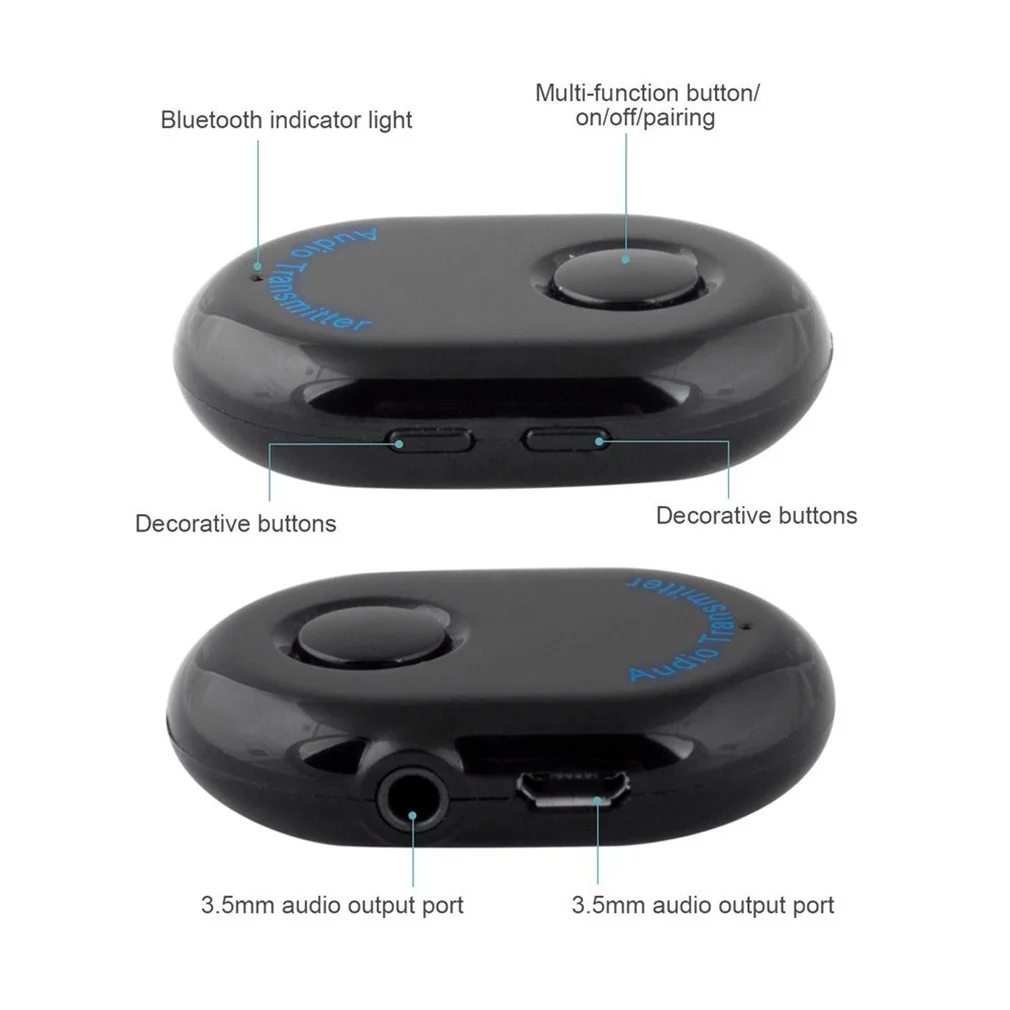 Più nuovo adattatore per trasmettitore Audio Wireless 4.0 Jack da 3.5mm per TV/DVD/MP3 vendita calda