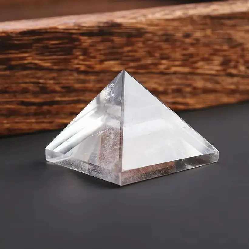 🔮Clear Quartz Pyramid – Chakra Healing & Energy Amplifier 3