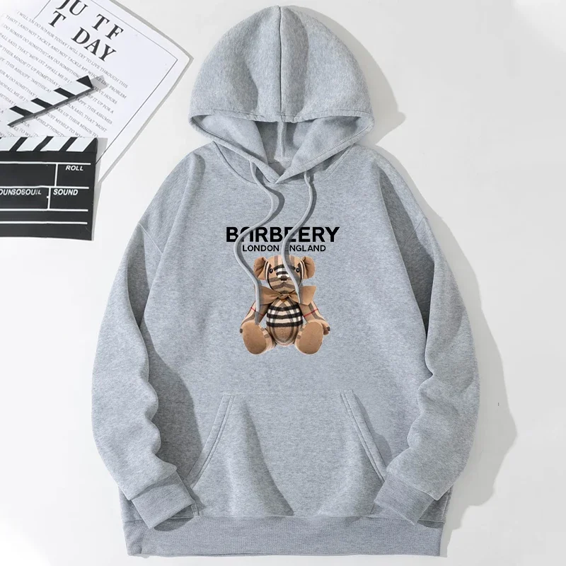 Spring new Men's Hoodies Big Brand Trendy Bear Harajuku Hip Hop Pullover Fancy Music Gift Casual Loose Comfortable Sweatshirt