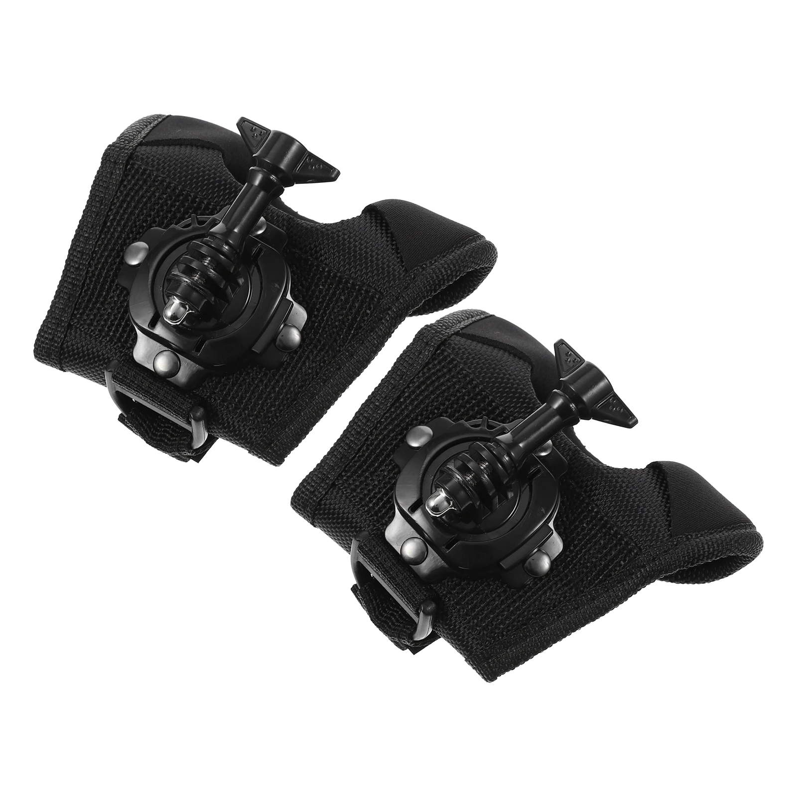 

2pcs Camera Wrist Strap Mount Skin-Friendly Nylon Rotating Lock Easy Install For Sports Cycling Skydiving Football Action