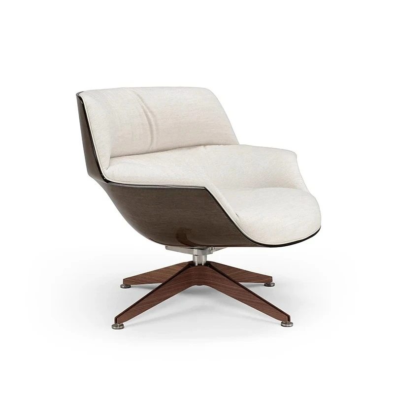 

Nordic designer special-shaped fiberglass simple modern leisure chair light luxury living room balcony office high back chair