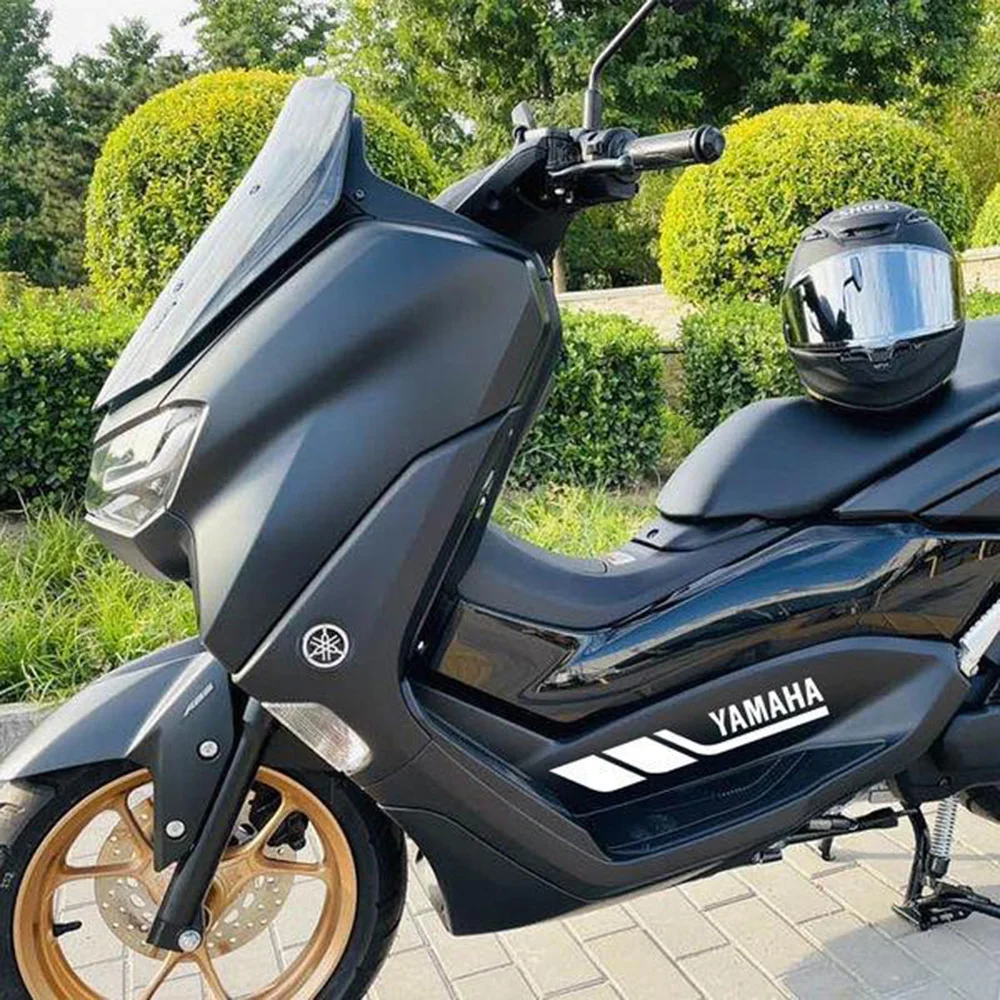 Motorrad Reflektierende Aufkleber Yamaha Laser Logo Racing Körper Helm Schwanz Box Modifizierte Auto Wasserdichte Dekorative Aufkleber