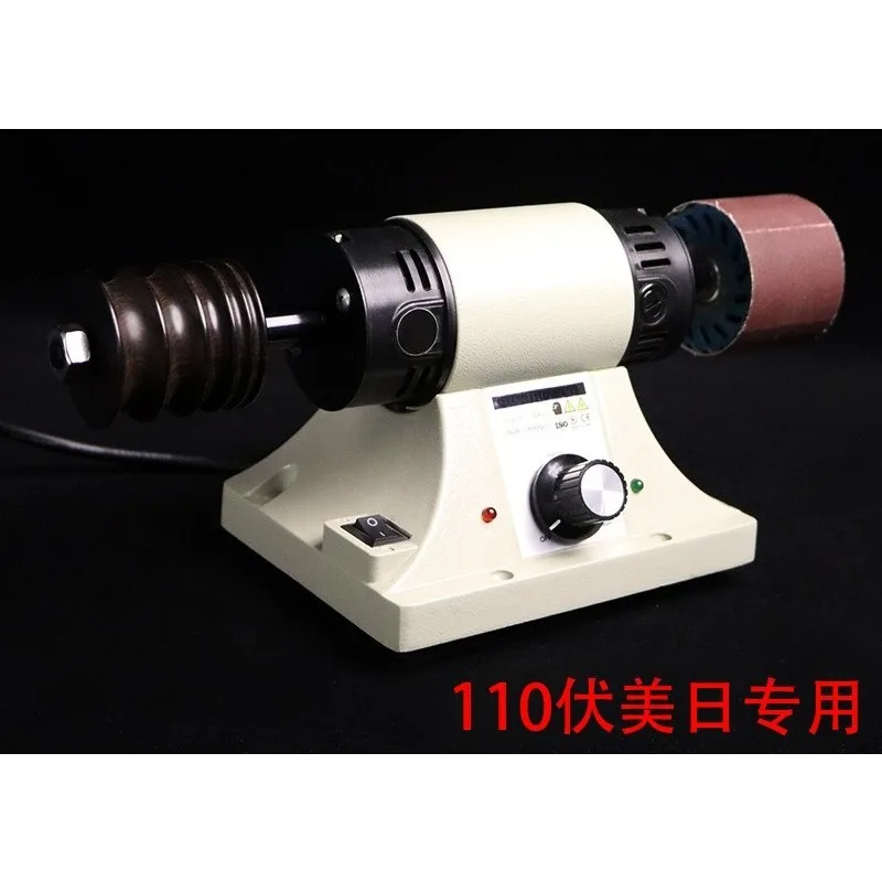 110V Leather Polishing Machine For Leathercraft Bag Shoe Surface Buffing Polishing Handmade Leather Processing Equipment