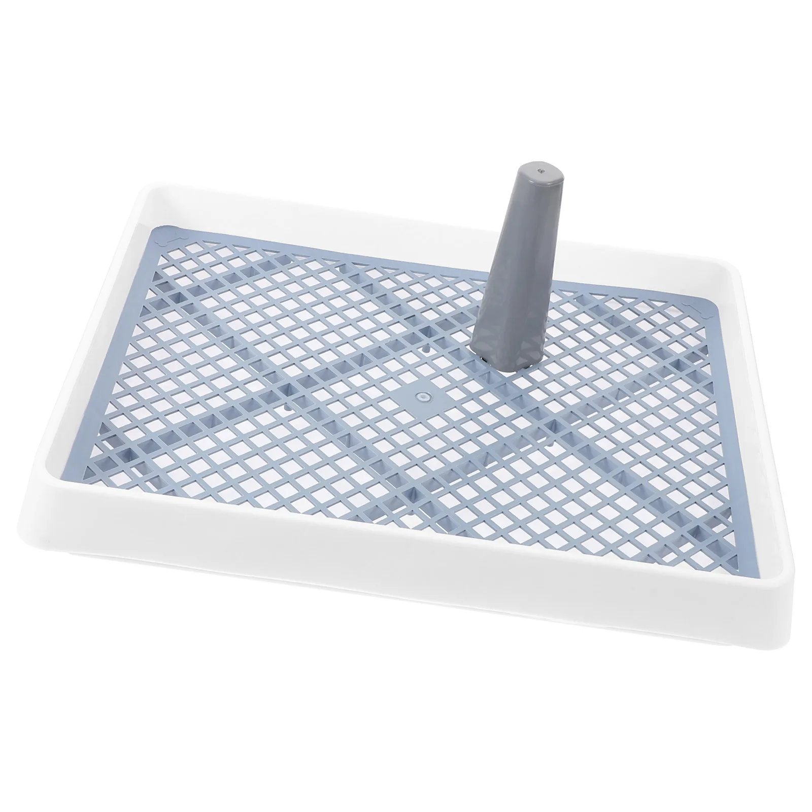 

Dog Toilet Large Size Pet Plastic Indoor Potty Training Tray Mesh Bottom Easy Disassemble Clean Puppy Grid Pee Pad Holder Pet