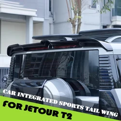 Car Integrated Sports Tail Wing Fit for Jetour Traveller T2 2023 2024 2025 Modified Car Rear Spoiler Roof Wing Car Accessories