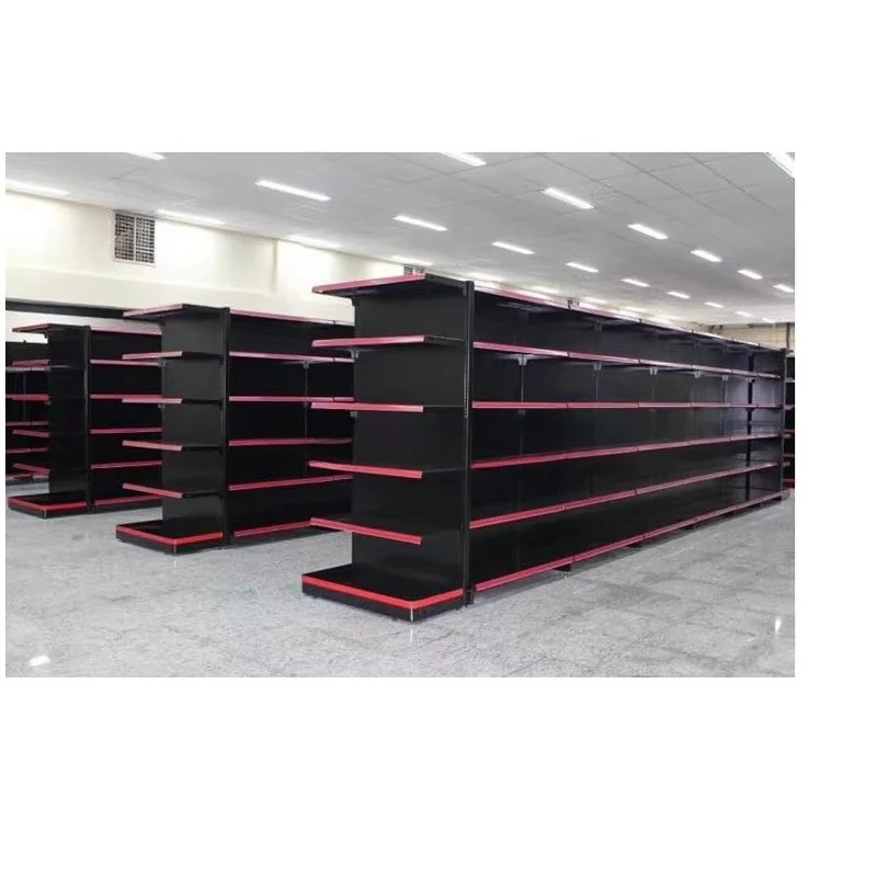 Store Shelf Design Supermarket Shelf Display Rack  Shelving Double-sided Supermarket Shelves