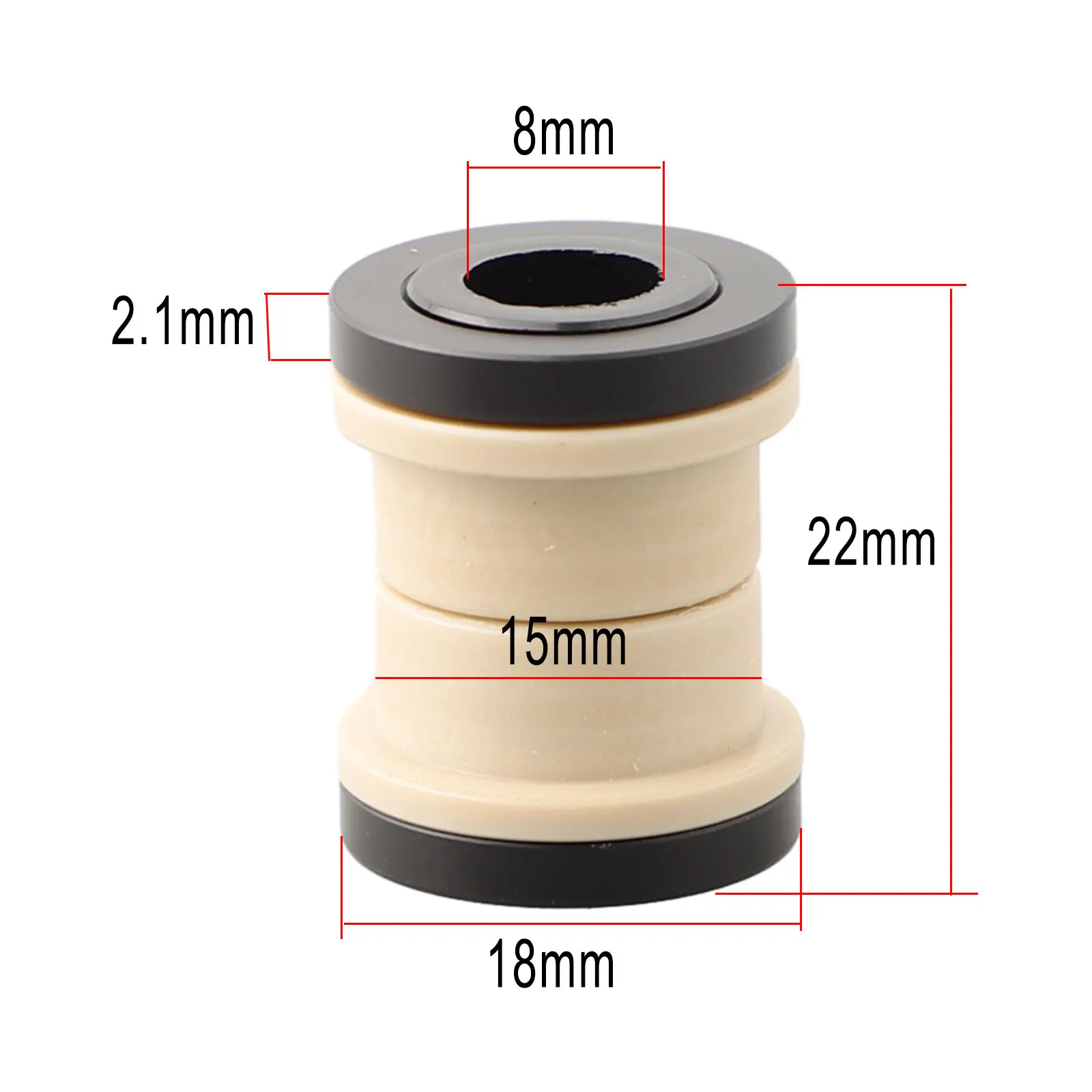 Brand New Office Bike Bushing DU Bushing Components Cycling Accessories Shock-absorbing DH Rear Bile DU Bushing Kit