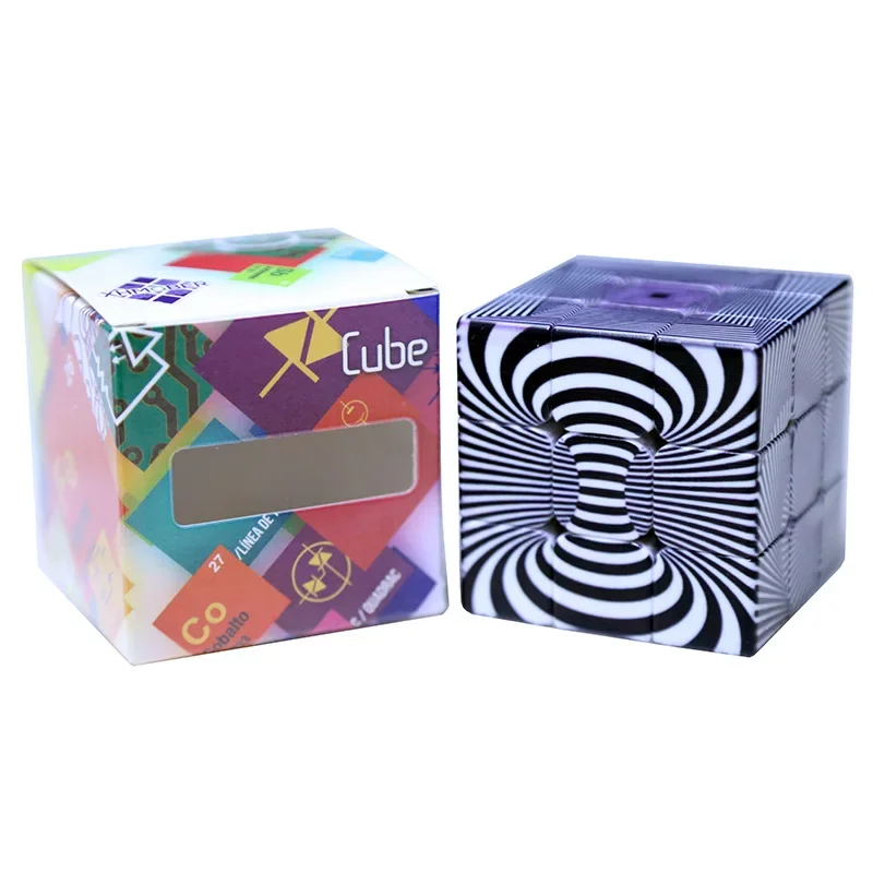 3x3x3 Lllusory Optical illusion Effect Magic Cube 3×3 Professional Speed Puzzle Children Fidget Toys Gift