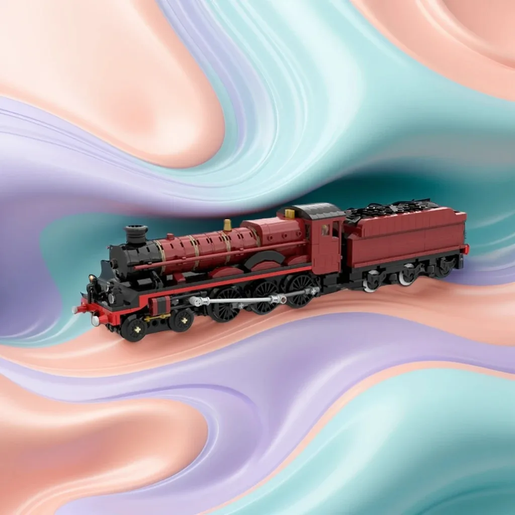 

932 шт. HP Express локомотив и нежный MOC винтажная модель парового поезда, образовательные строительные блоки, подарок
