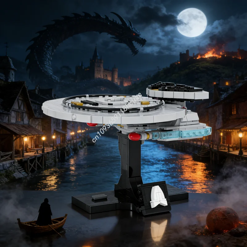 689 個 MOC USS サザーランド宇宙模型ビルディングブロックおもちゃ建築創造的なアイデア教育クリスマスギフトレンガ誕生日