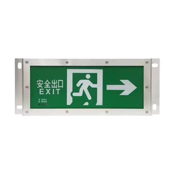 Customized Rechargeable Emergency Light 3W AC220V AC85V-265V Explosion Proof LED Emergency Light Exit Sign
