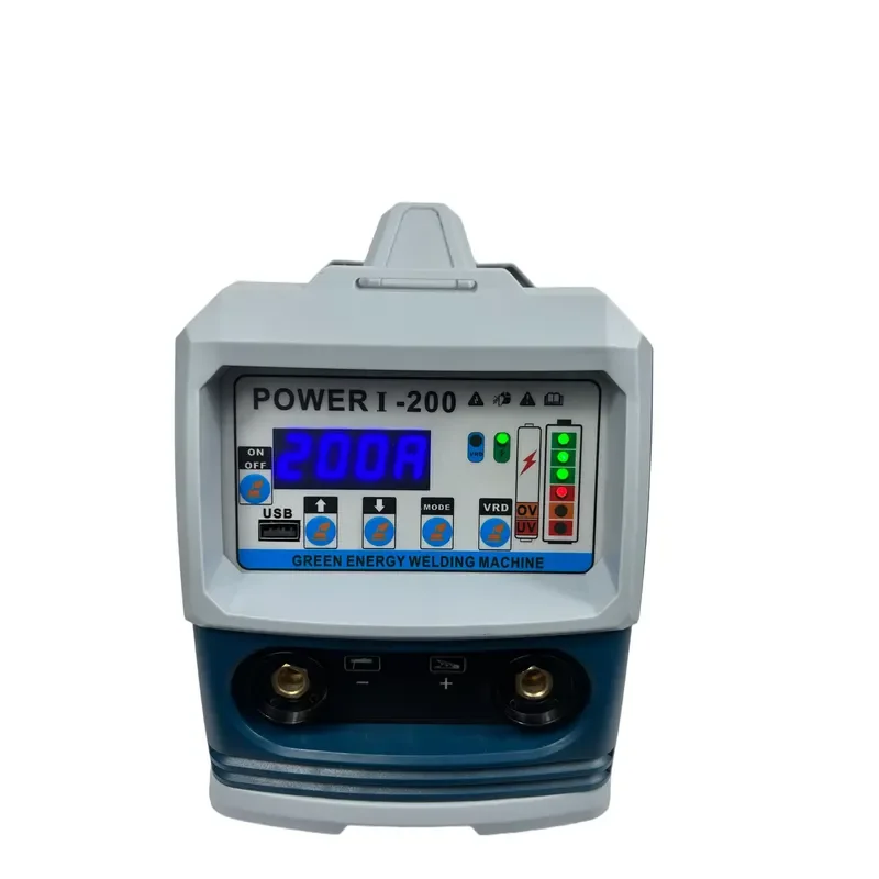Mini Wireless ARC Welding Machine 200A USB Rechargeable Battery Powered Inverter Welder Home Use