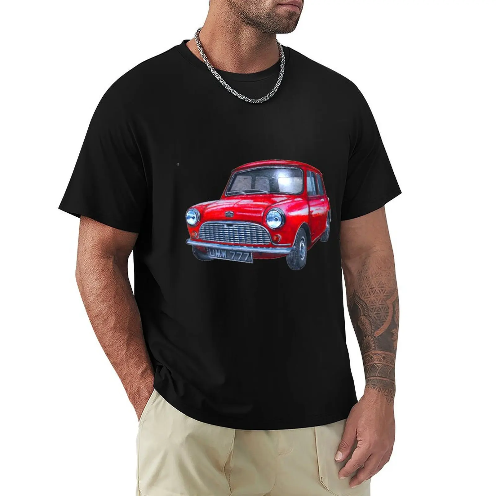 Austin Mini Super Deluxe T-Shirt Christmas Casual Tee Shirt