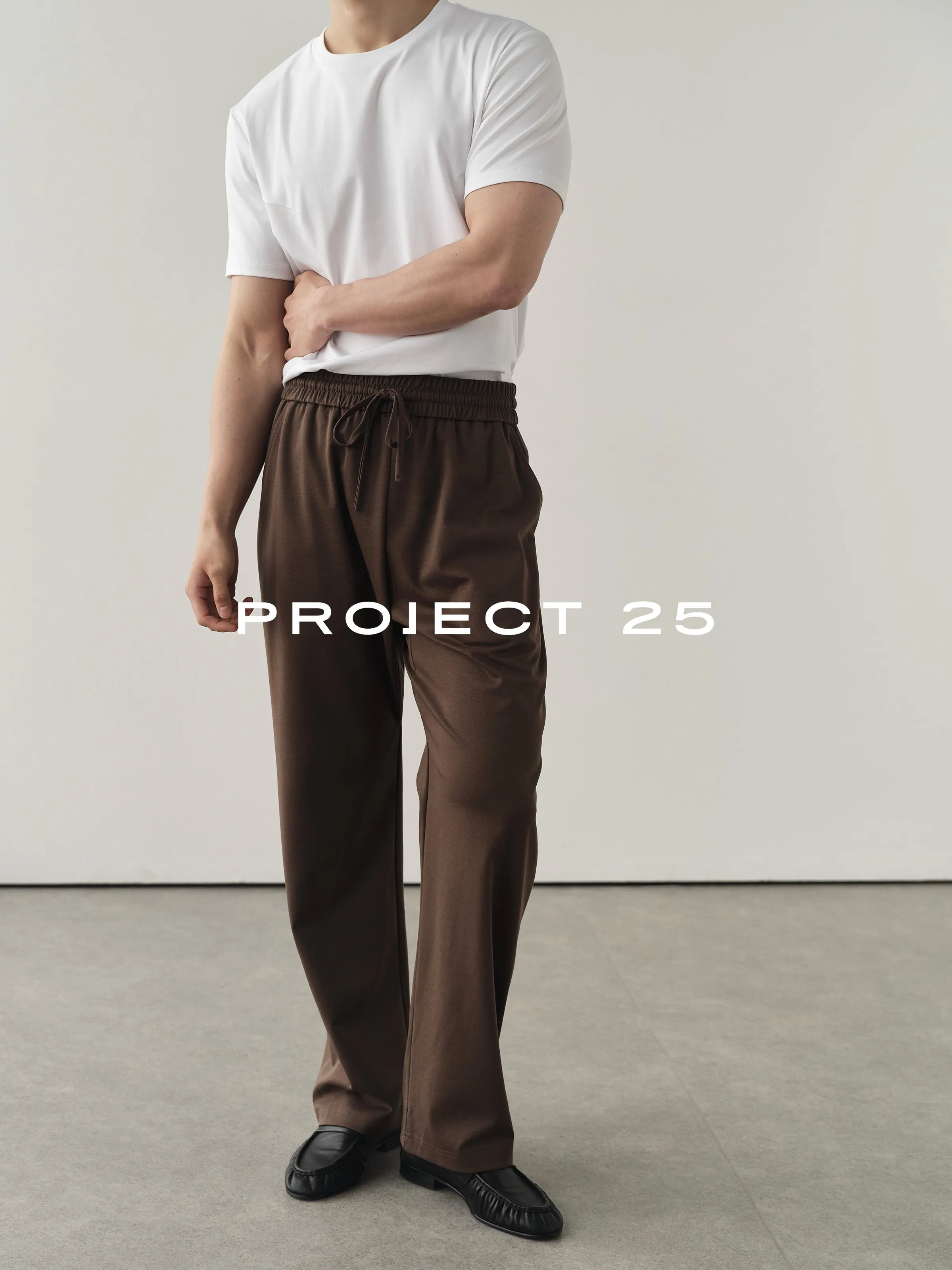 PROJECT 25 Lyocell Sorona Cool Feeling Sweatpants Seamless Straight Leg Casual Versatile Commute Trousers Spring SummerHot Sale